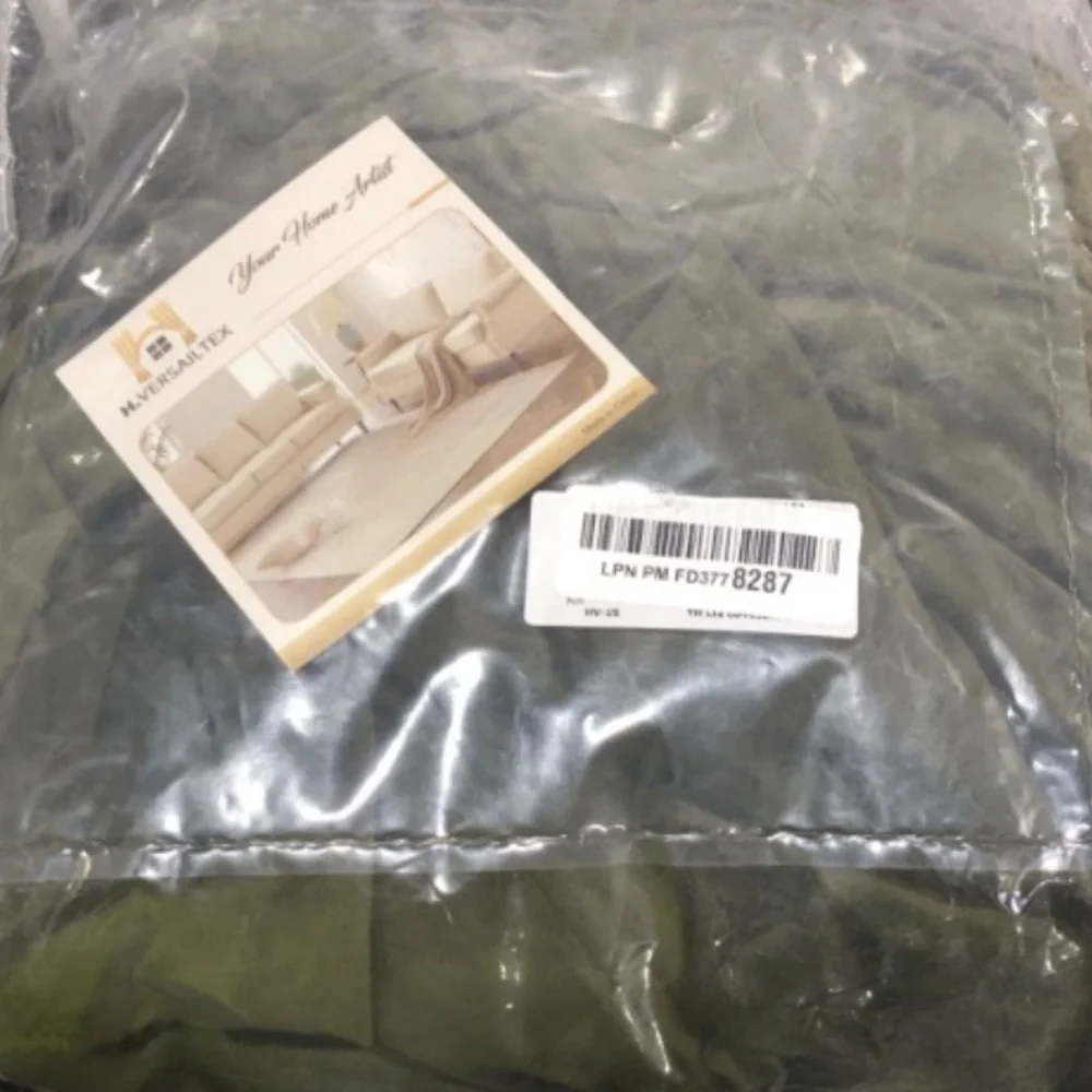 Olive Green VELVET Sofa Slipcover-LOVESEAT